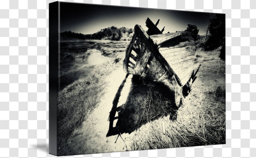 Black And White Photography Pinhole Camera - Ship Wreck Transparent PNG