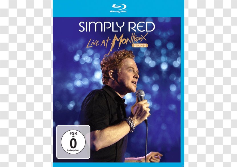 Blu-ray Disc Montreux Jazz Festival Simply Red DVD Live At 2003 - Advertising - Dvd Transparent PNG