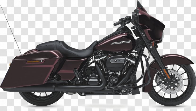 Harley-Davidson Street Glide Motorcycle CVO - Softail Transparent PNG
