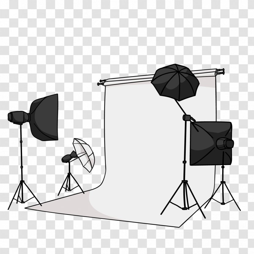 Photography Photographic Studio - Sound Stage - Vector Camera Equipment Transparent PNG