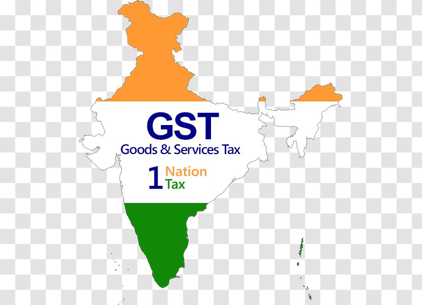 Flag Of India World Map - Gst Transparent PNG