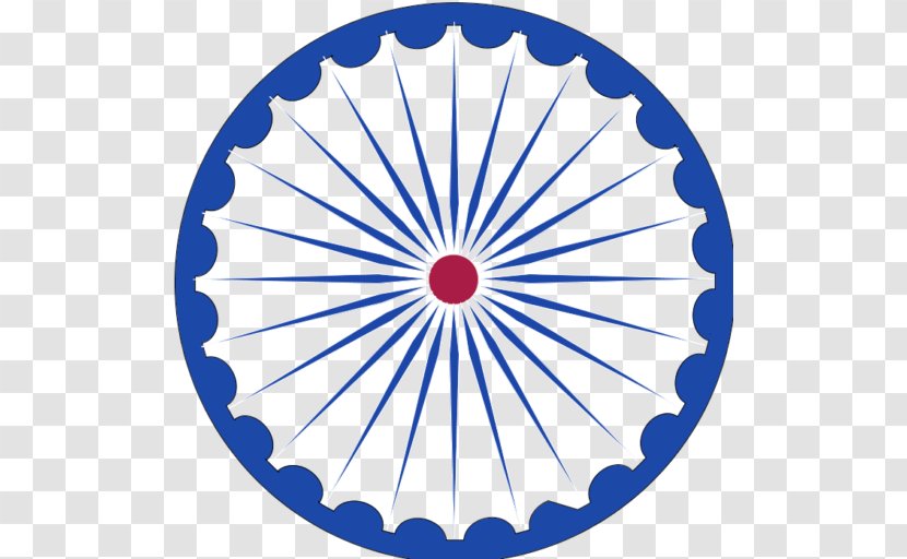 Ashoka Chakra Pillars Of India Clip Art - Electric Blue Transparent PNG