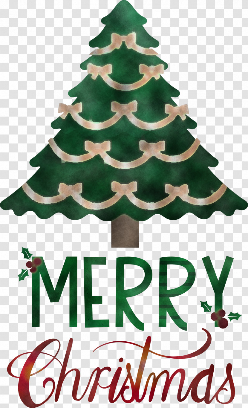 Merry Christmas Christmas Tree Transparent PNG