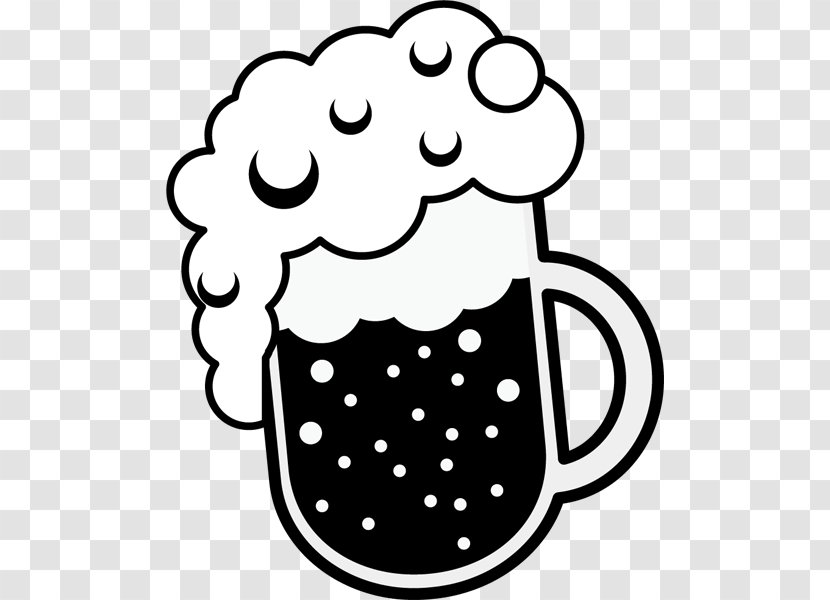 Draught Beer Black And White Clip Art - Nose Transparent PNG