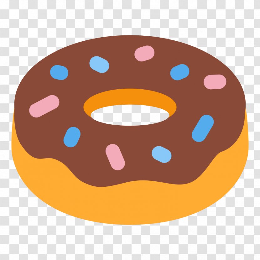 Donuts Churro Emoji Custard - Oval Transparent PNG