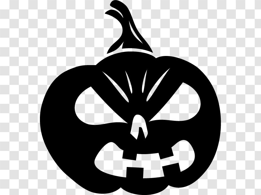 Halloween Jack-o'-lantern Pumpkin Sticker Decal - Head Silhouettes Transparent PNG