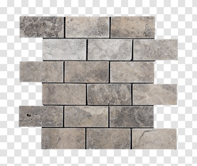 Travertine Tile Brick Stone Wall - Foot Transparent PNG