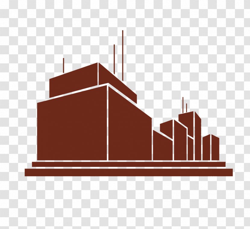 Building Factory Industry Silhouette Transparent PNG