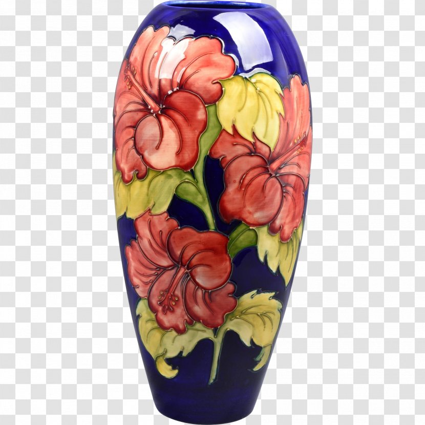 Moorcroft Pottery Vase Ceramic Porcelain Transparent PNG