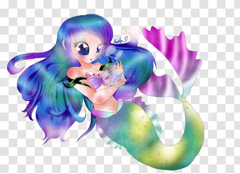 Violet Purple Mermaid Desktop Wallpaper - Legendary Creature Transparent PNG