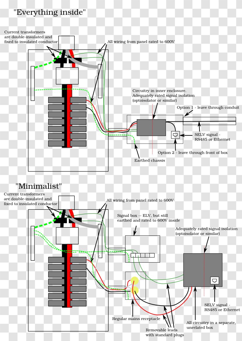 Circuit Diagram Electrical Network Extra-low Voltage Wiring - System - High Transparent PNG