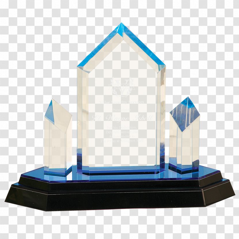 Jewel Tower Award Commemorative Plaque Glass - Poly Transparent PNG