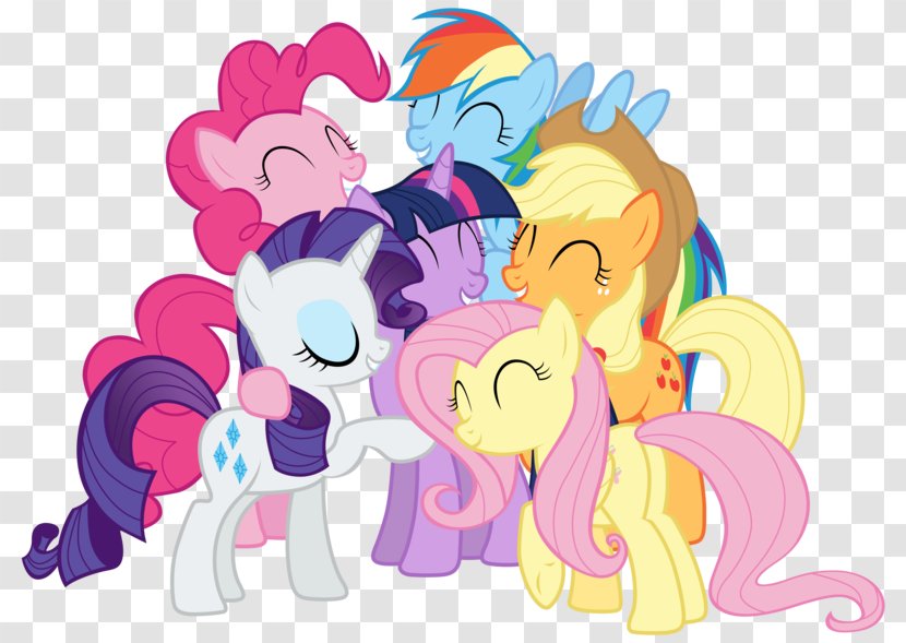 Twilight Sparkle Pony Rainbow Dash Applejack Pinkie Pie - Heart - Tree Transparent PNG