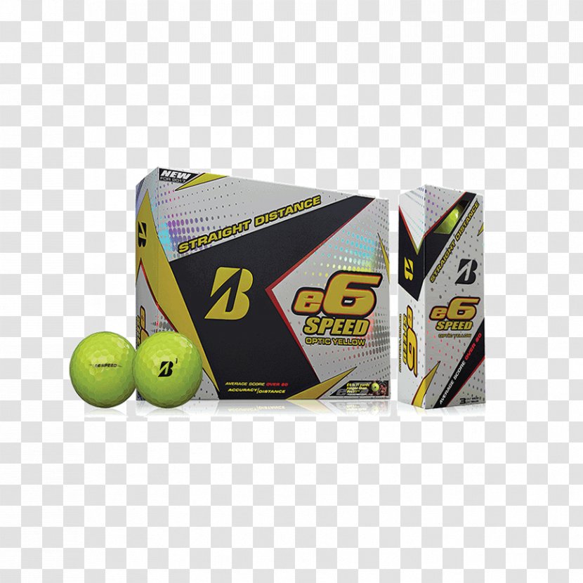 Golf Balls Bridgestone E6 SPEED SOFT - Titleist Transparent PNG