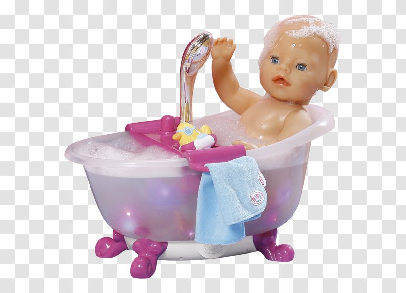 Doll Zapf Creation Infant Bathtub Toy - Purple Transparent PNG