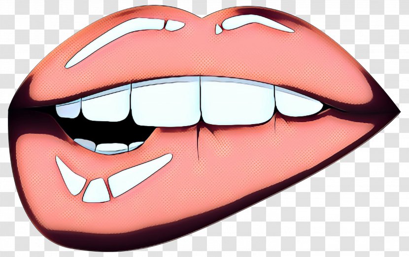 Lips Cartoon - Jaw - Gesture Fang Transparent PNG