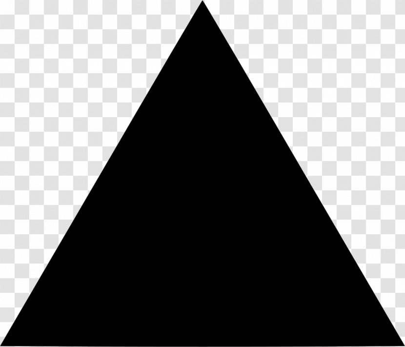Sierpinski Triangle Equilateral - Black And White Transparent PNG