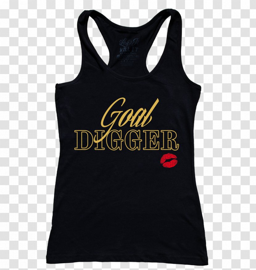 T-shirt Sleeveless Shirt Clothing - Tshirt - Goal Digger Transparent PNG