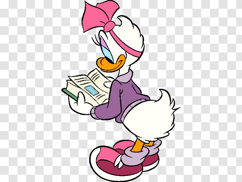 Daisy Duck Donald Mickey Mouse Cartoon - Pleased Transparent PNG