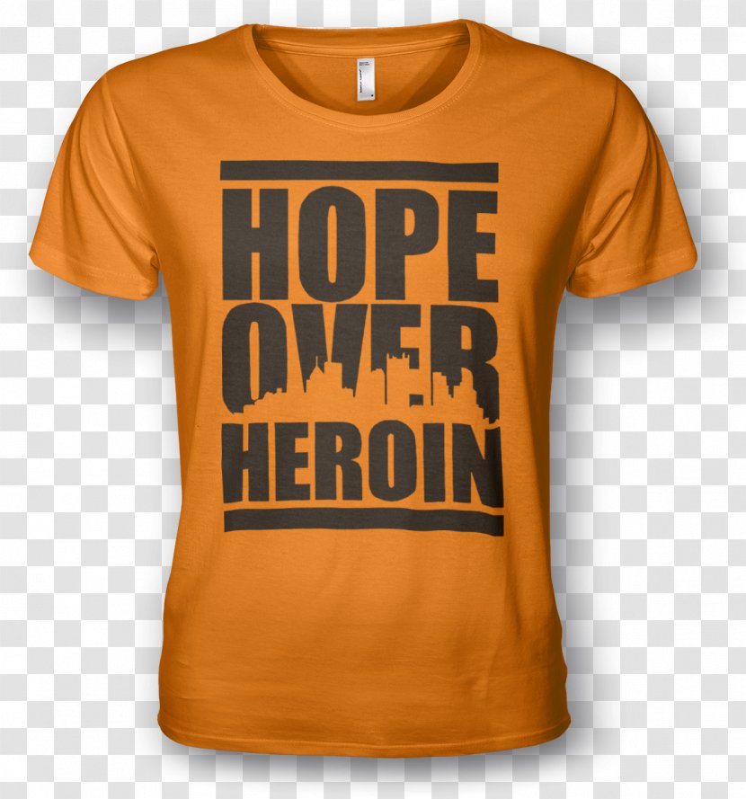 Hope Over Heroin T-shirt Opioid Use Disorder Addiction Transparent PNG