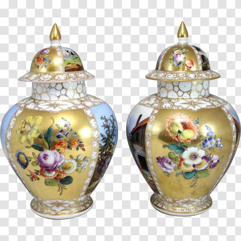 Porcelain Meissen Tableware Pottery Vase Transparent PNG