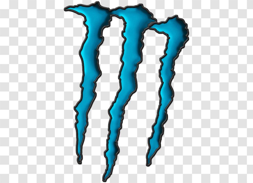 Monster Energy Tech 3 Logo - Turquoise Transparent PNG