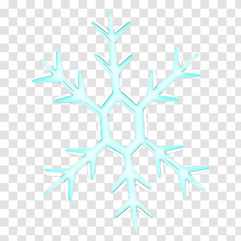 Snowflake - Teal Transparent PNG