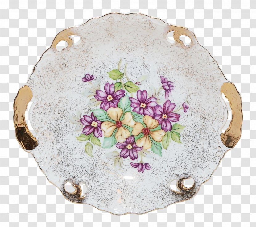Lavender - Plate - Tableware Plant Transparent PNG