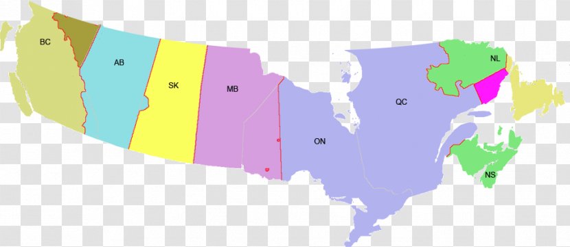 Canada Time Zone Idaho World Map - Area Transparent PNG