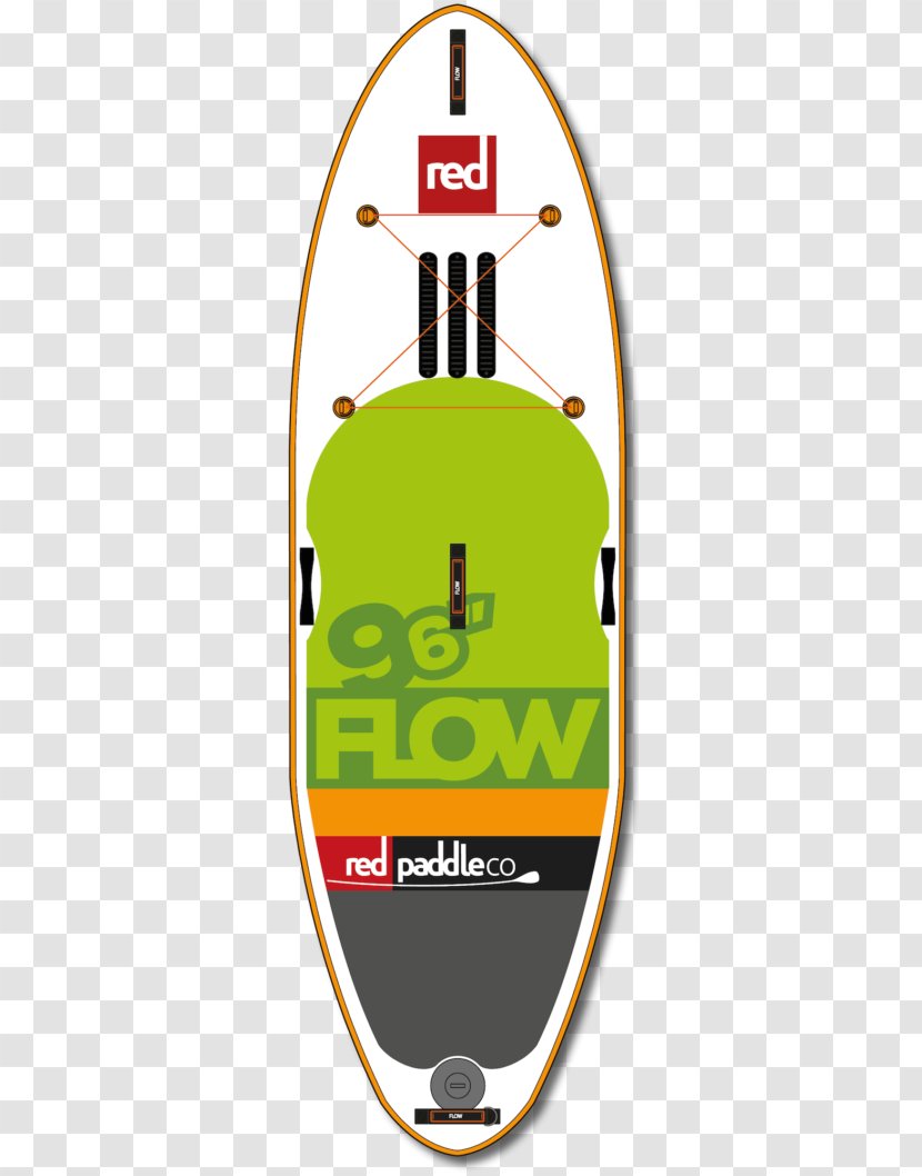 Standup Paddleboarding Paddling Surfboard Whitewater - Yellow - Red Flow Transparent PNG