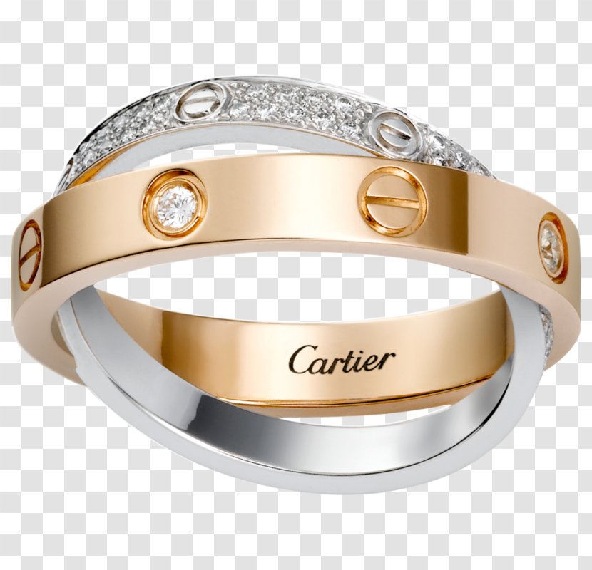 Engagement Ring Love Bracelet Cartier Diamond - Size Transparent PNG