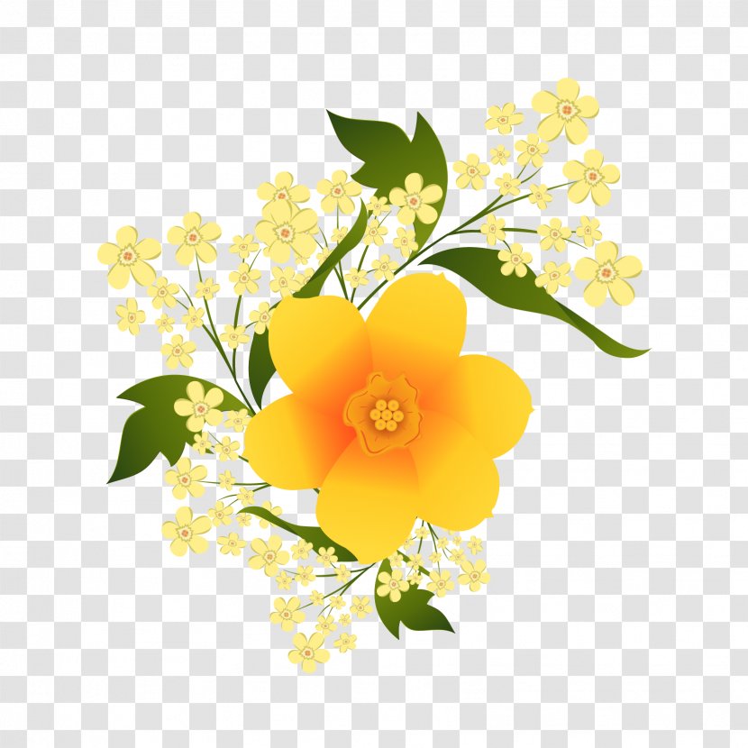 Vector Graphics Image Illustration Design - Yellow - Free Spring Transparent PNG