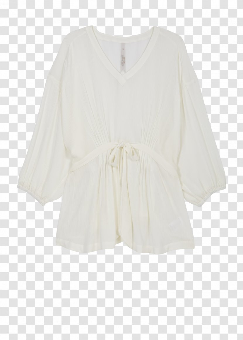 Blouse Sleeve Neckline Clothing Dress - Designer - Pleated Transparent PNG