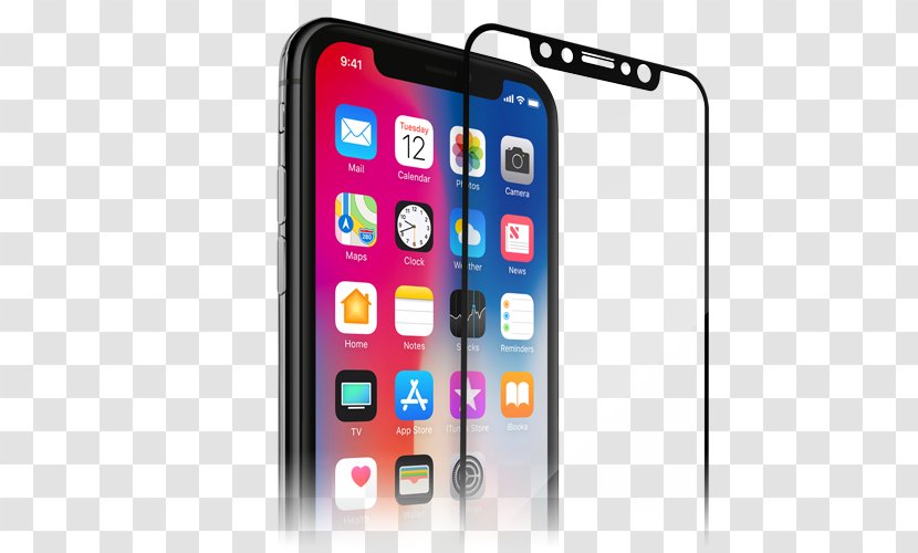 Spigen IPhone X Screen Protector Protectors 6S Thermoplastic Polyurethane - Multimedia - Iphone Tempered Glass Transparent PNG