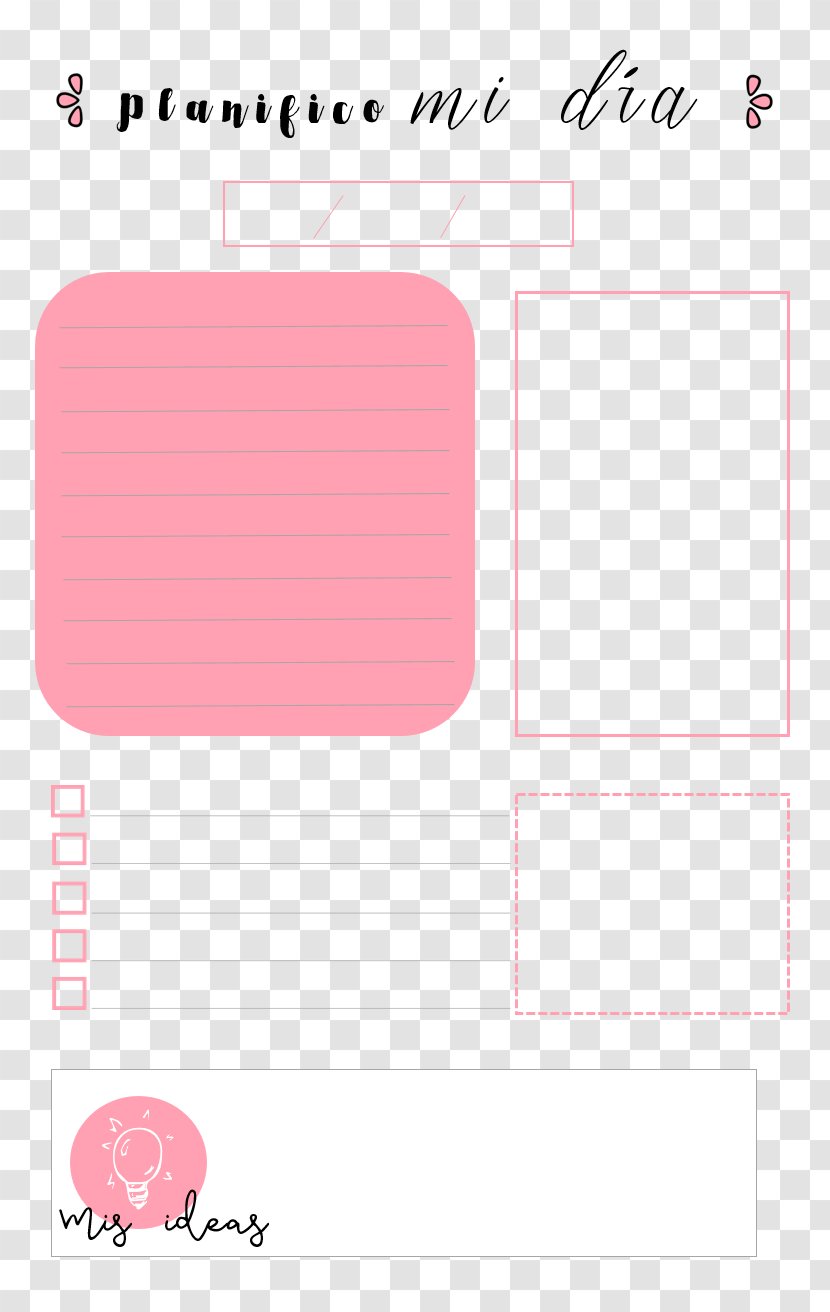 Paper Diary Calendar Planning Filofax - Standard Size - Pongo Transparent PNG
