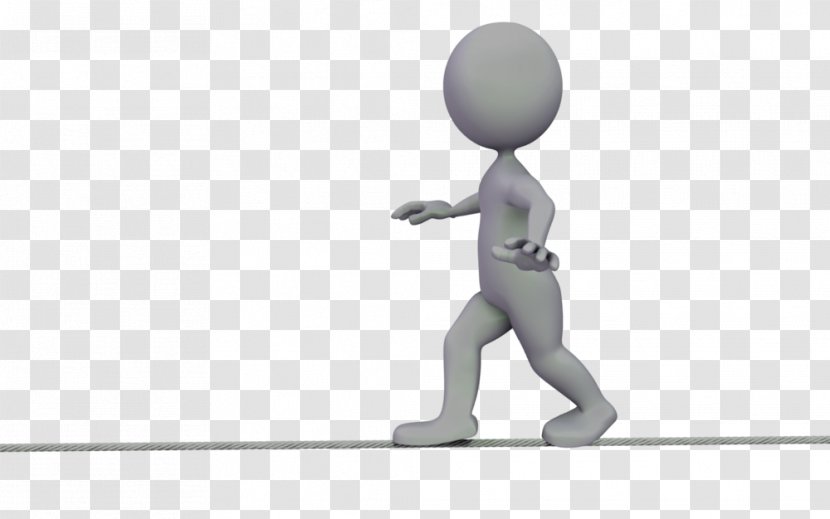 Tightrope Walking Stick Figure Animation Transparent PNG