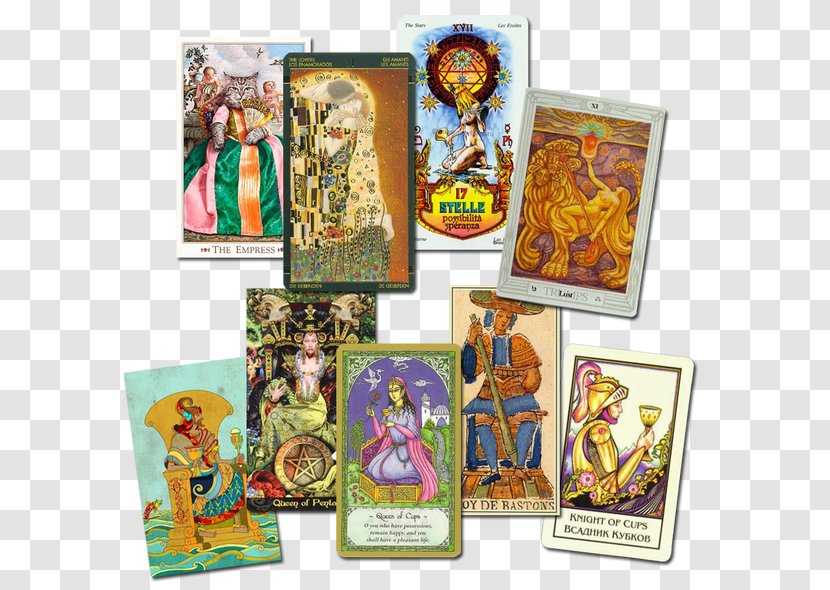 Goldenes Klimt-Tarot Lo Scarabeo S.r.l. カード Gustav Klimt - Tarot - Crash Holly Transparent PNG