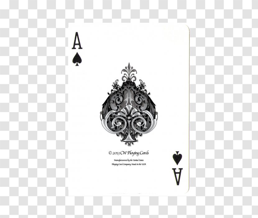 Ace Of Spades Playing Card Hearts - Back Transparent PNG