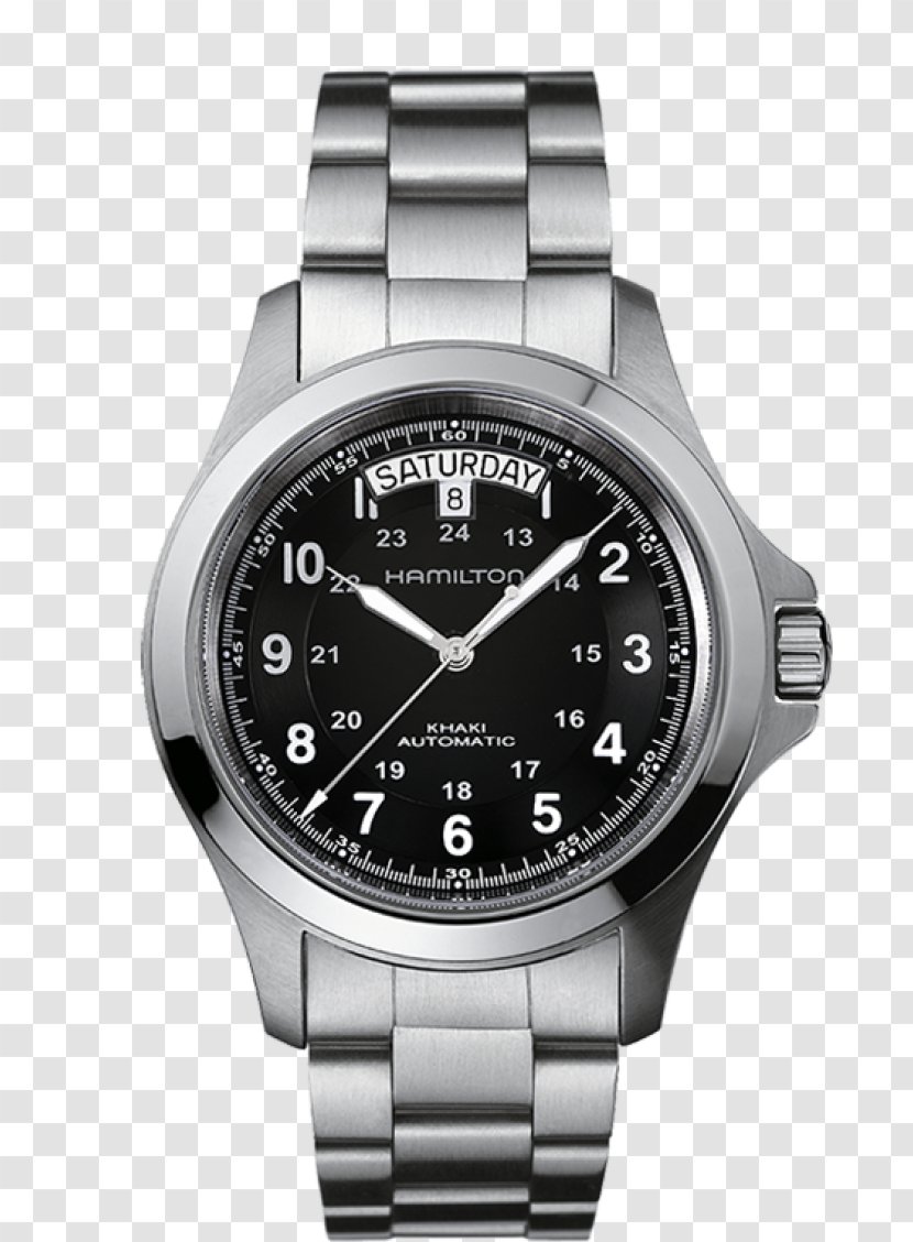 Hamilton Watch Company Automatic Strap ETA SA - Black And Elegant Transparent PNG