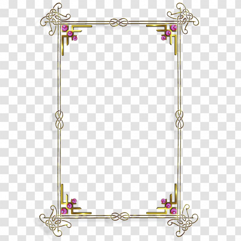 Pink Background Frame - Jewellery - Picture Transparent PNG