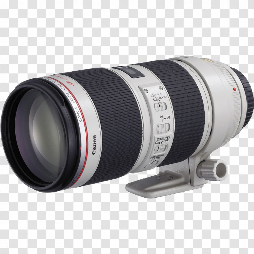 Canon EF Lens Mount 70–200mm 70-200mm F/2.8L IS II USM Photography - Camera Transparent PNG