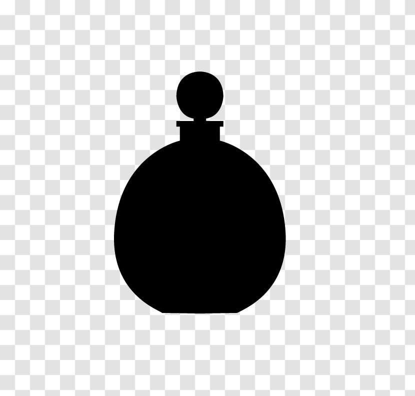 Silhouette Line - Black And White - Perfume Bottle Transparent PNG