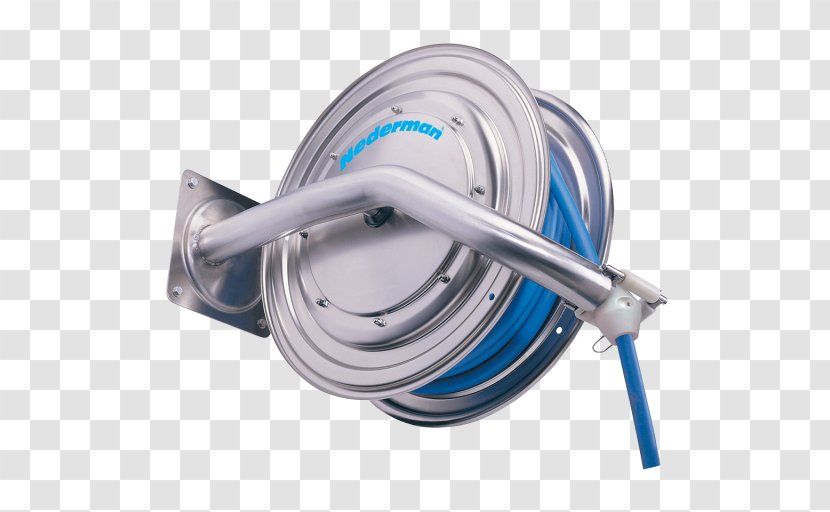 Hose Reel Stainless Steel Industry - Food - Winch Transparent PNG