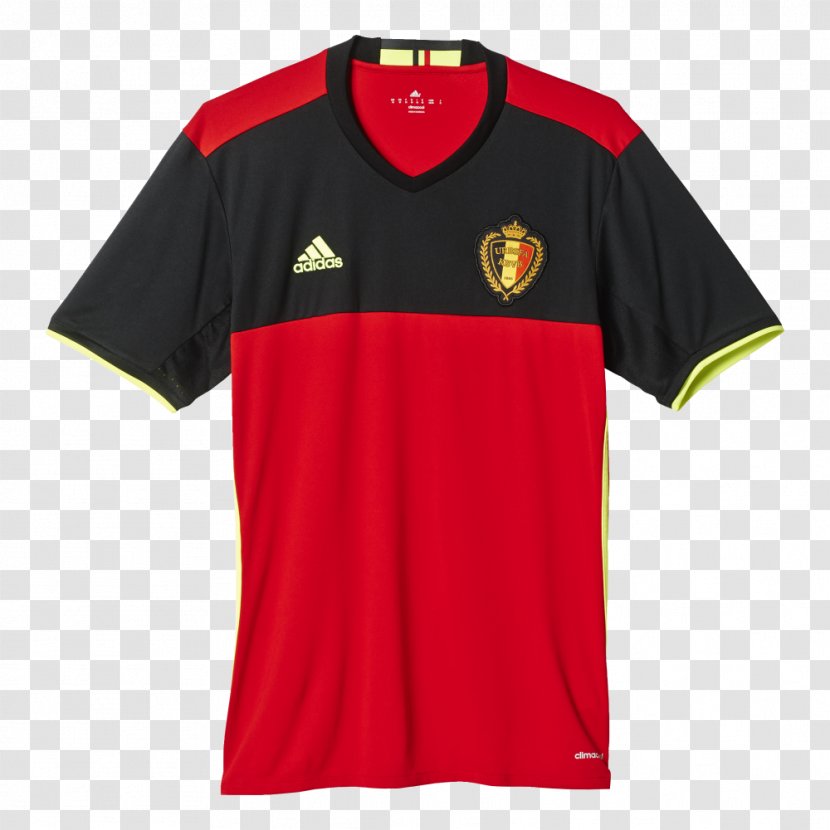 Jersey T-shirt Belgium National Football Team Adidas - Red Transparent PNG