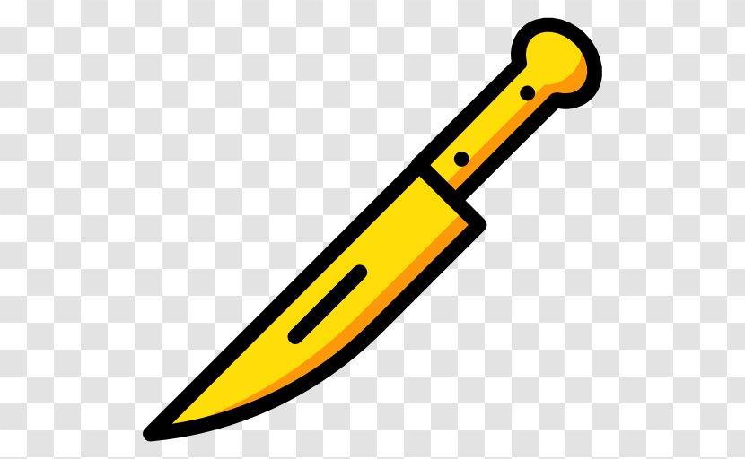 Throwing Knife Yellow Clip Art - Tool Transparent PNG