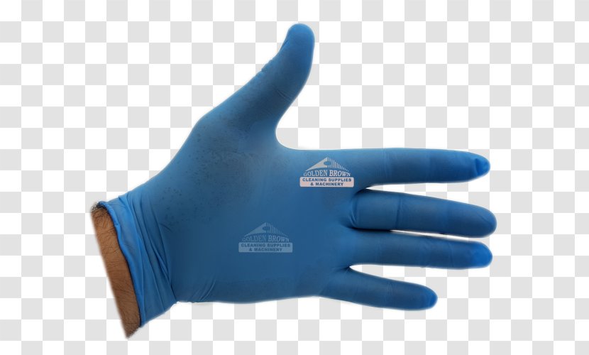Thumb Hand Model Cobalt Blue Medical Glove - Safety - Design Transparent PNG