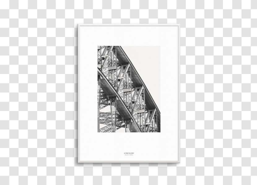 Triangle White Font - Black And - Sydney Harbour Bridge Transparent PNG