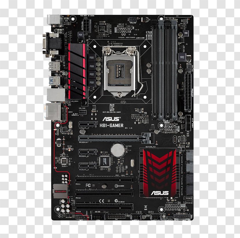 Socket AM4 LGA 1150 Motherboard Gamer ASUS - Computer Component - Republic Of Gamers Transparent PNG