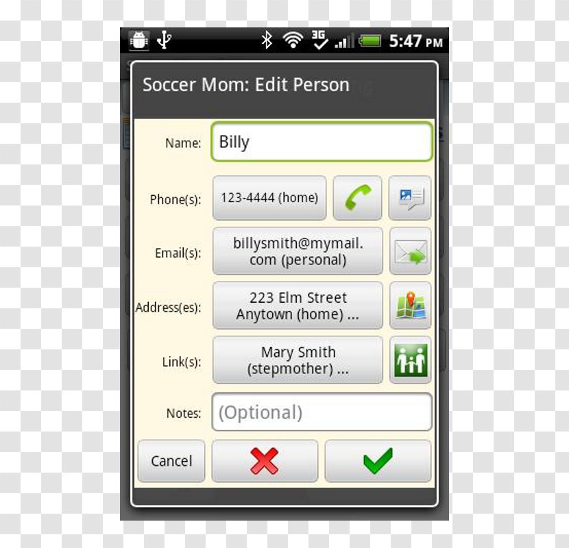 Smartphone Feature Phone Computer Program Handheld Devices Font - Screenshot - Soccer Mom Transparent PNG