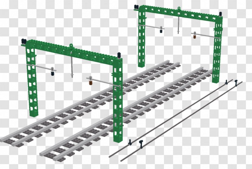 Lego Trains Overhead Line Rail Transport - Train Transparent PNG